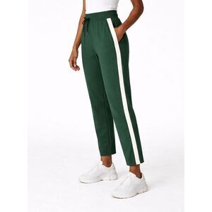Sweaty Betty Explorer Side Stripe Trousers Women’s Medium Green New